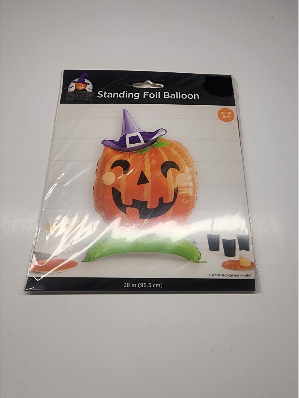 Standing Pumpkin Foil Balloon 38"